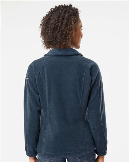 Columbia 212470 Women’s Benton Springs™ Fleece Full-Zip Jacket - Columbia Navy - OnModelBack