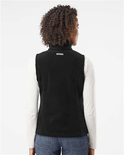 Columbia 212471 Women’s Benton Springs™ Fleece Vest - Black - OnModelBack