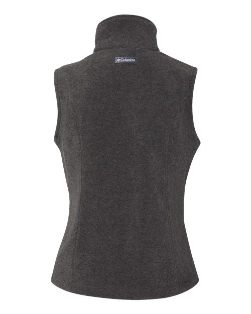 Columbia 212471 Women’s Benton Springs™ Fleece Vest - Charcoal Heather - Back