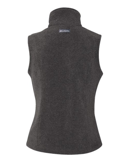 Columbia 212471 Women’s Benton Springs™ Fleece Vest - Charcoal Heather - Back