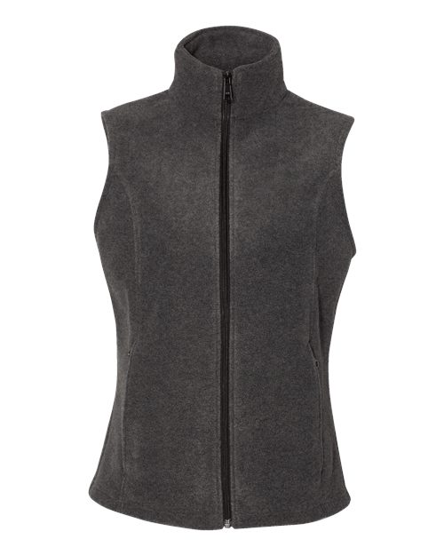 Columbia 212471 Women’s Benton Springs™ Fleece Vest - Charcoal Heather - Front