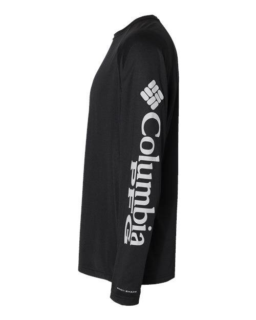 Columbia 212472 Men's PFG Terminal Tackle™ Long Sleeve T-Shirt - Black/ Cool Grey - DirectSide