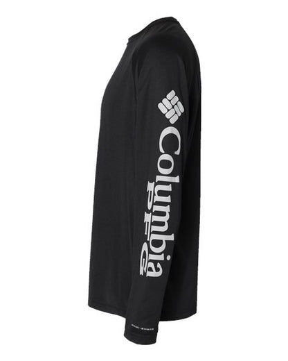 Columbia 212472 Men's PFG Terminal Tackle™ Long Sleeve T-Shirt - Black/ Cool Grey - DirectSide