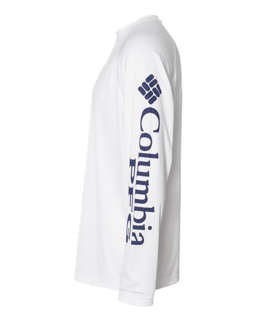Columbia 212472 Men's PFG Terminal Tackle™ Long Sleeve T-Shirt - White/ Nightshade - DirectSide