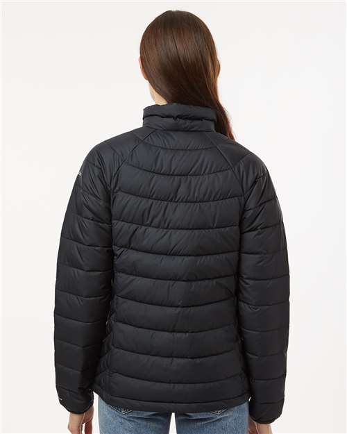 Columbia 212490 Women's Powder Lite™ II Full Zip Jacket - Black - OnModelBack