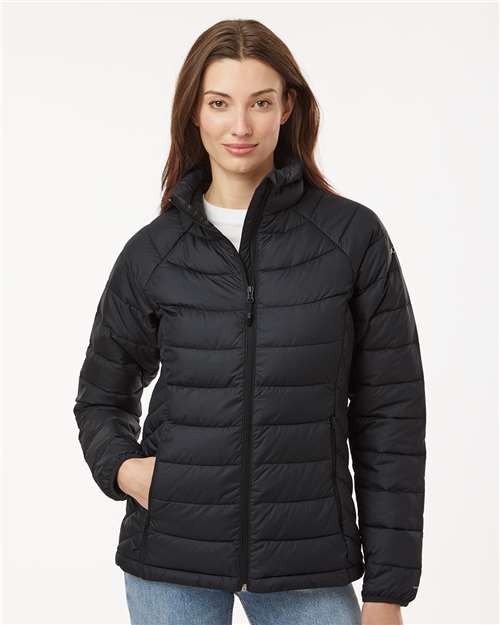 Columbia 212490 Women's Powder Lite™ II Full Zip Jacket - Black - OnModelFront