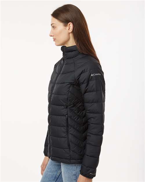 Columbia 212490 Women's Powder Lite™ II Full Zip Jacket - Black - OnModelSide