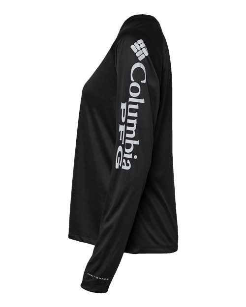 Columbia 212485 Women's PFG Tidal Tee™ II Long Sleeve - Black/ Cirrus Grey - DirectSide