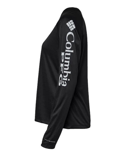 Columbia 212485 Women's PFG Tidal Tee™ II Long Sleeve - Black/ Cirrus Grey - DirectSide