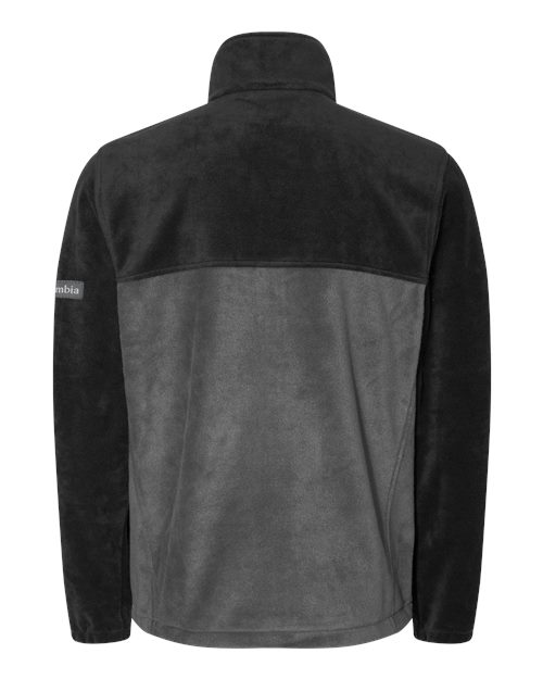 Columbia 212478 Men's Steens Mountain™ Full Zip 2.0 Jacket - Black/ Grill - Back