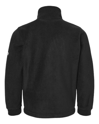 Columbia 212479 Youth Steens Mountain™ II Fleece Full-Zip Jacket - Black - Back