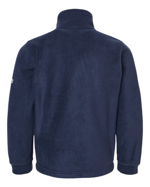 Columbia 212479 Youth Steens Mountain™ II Fleece Full-Zip Jacket - Collegiate Navy - Back