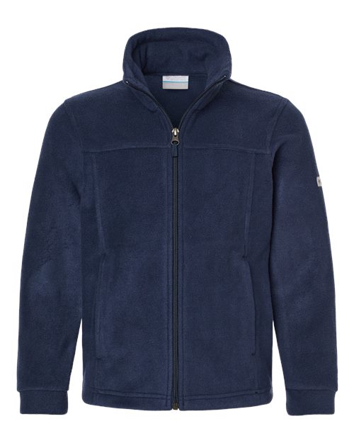 Columbia 212479 Youth Steens Mountain™ II Fleece Full-Zip Jacket - Collegiate Navy - Front