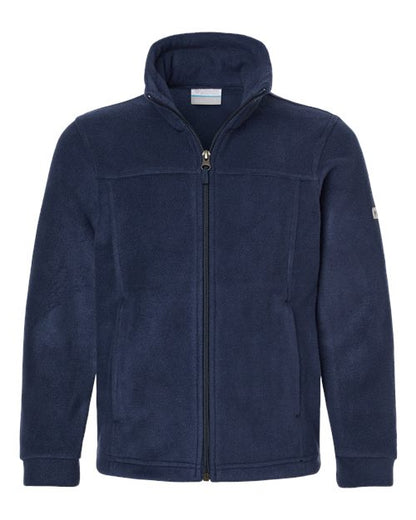 Columbia 212479 Youth Steens Mountain™ II Fleece Full-Zip Jacket - Collegiate Navy - Front