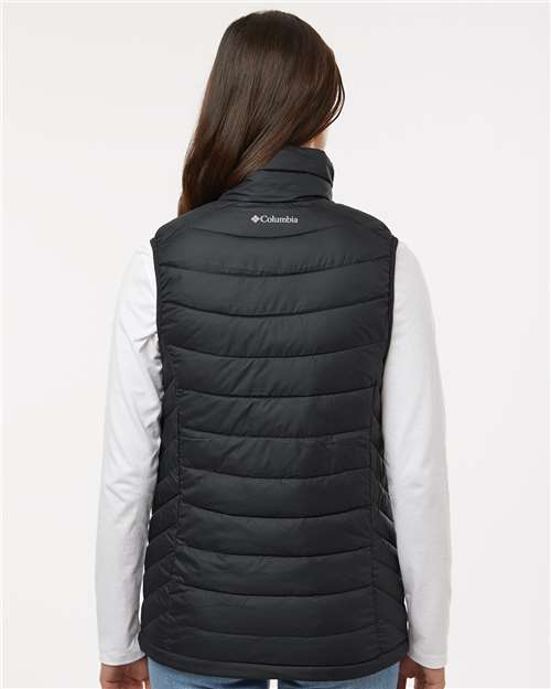 Columbia 212492 Women's Powder Lite™ Vest - Black - OnModelBack
