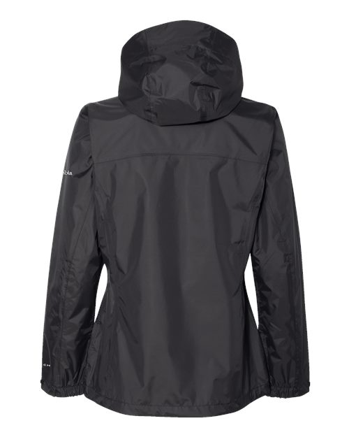 Columbia 212481 Women's Arcadia™ II Rain Jacket - Black - Back