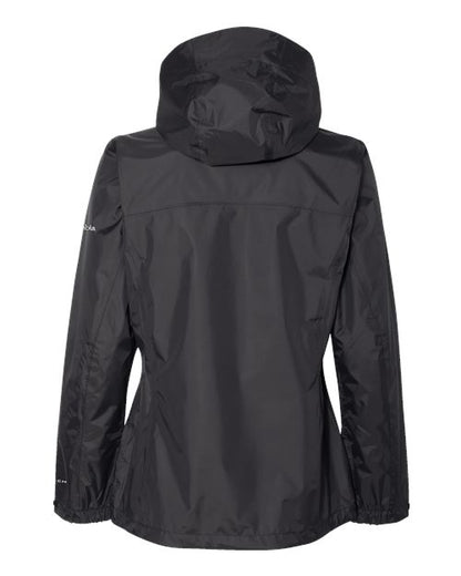 Columbia 212481 Women's Arcadia™ II Rain Jacket - Black - Back