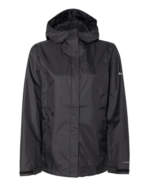 Columbia 212481 Women's Arcadia™ II Rain Jacket - Black - Front
