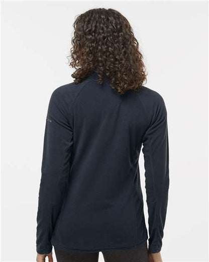 Columbia 212495 Women's Glacial™ IV Fleece Half-Zip Pullover - Black - OnModelBack