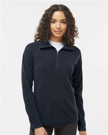 Columbia 212495 Women's Glacial™ IV Fleece Half-Zip Pullover - Black - OnModelFront