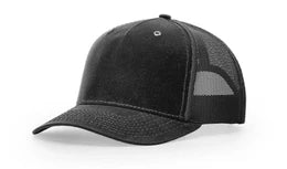 Richardson Hawthorne Workwear Waxed Cotton Trucker Mesh Hat 112WH