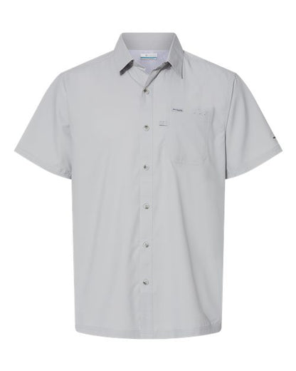 Columbia 212484 Men's PFG Slack Tide™ Camp Shirt - Cool Grey - Front