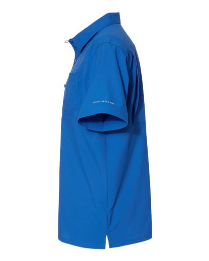 Columbia 212484 Men's PFG Slack Tide™ Camp Shirt - Vivid Blue - DirectSide