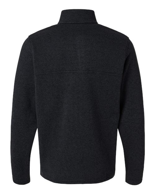 Columbia 209573 Men's Alto Pass™ Fleece Half-Snap Pullover - Black - Back