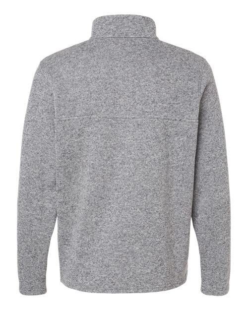 Columbia 209573 Men's Alto Pass™ Fleece Half-Snap Pullover - City Grey Heather - Back