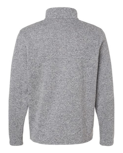 Columbia 209573 Men's Alto Pass™ Fleece Half-Snap Pullover - City Grey Heather - Back