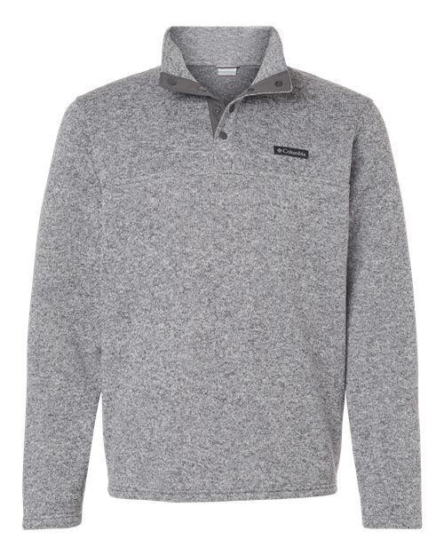 Columbia 209573 Men's Alto Pass™ Fleece Half-Snap Pullover - City Grey Heather - Front