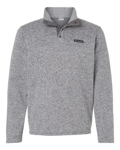 Columbia 209573 Men's Alto Pass™ Fleece Half-Snap Pullover - City Grey Heather - Front