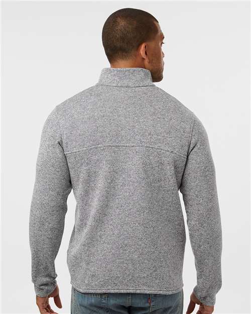 Columbia 209573 Men's Alto Pass™ Fleece Half-Snap Pullover - City Grey Heather - OnModelBack