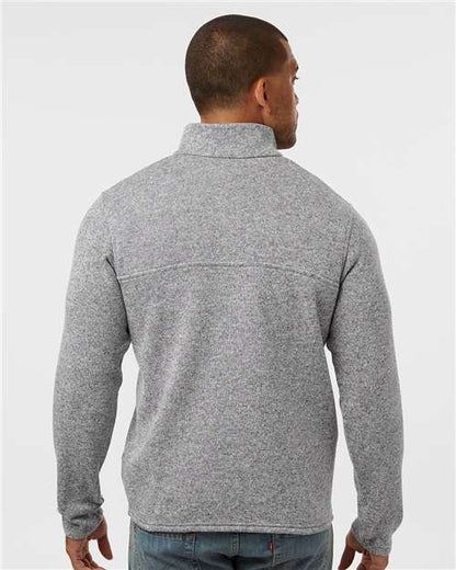 Columbia 209573 Men's Alto Pass™ Fleece Half-Snap Pullover - City Grey Heather - OnModelBack