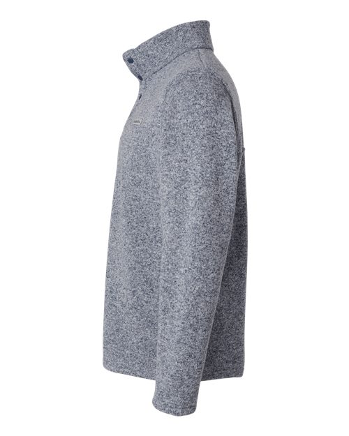 Columbia 209573 Men's Alto Pass™ Fleece Half-Snap Pullover - Dark Mountain Heather - DirectSide
