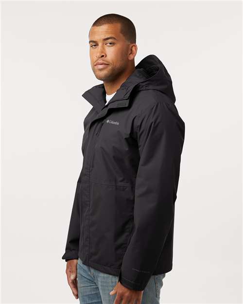 Columbia 208934 Men's Hikebound™ II Jacket - Black - OnModelSide