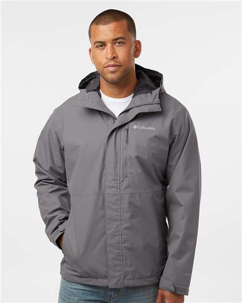 Columbia 208934 Men's Hikebound™ II Jacket - City Grey - OnModelFront