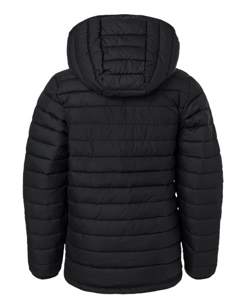 Columbia 209002 Youth Powder Lite™ II Hooded Jacket - Black - Back