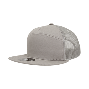 Decky-1133-7 Panel High Profile Structured Cotton Blend Trucker
