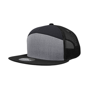 Decky-1133-7 Panel High Profile Structured Cotton Blend Trucker