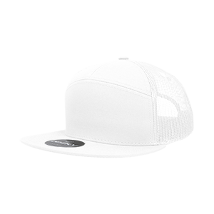 Decky-1133-7 Panel High Profile Structured Cotton Blend Trucker