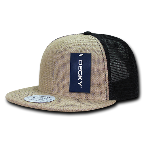 Decky-1138-6 Panel High Profile Structured Jute Trucker