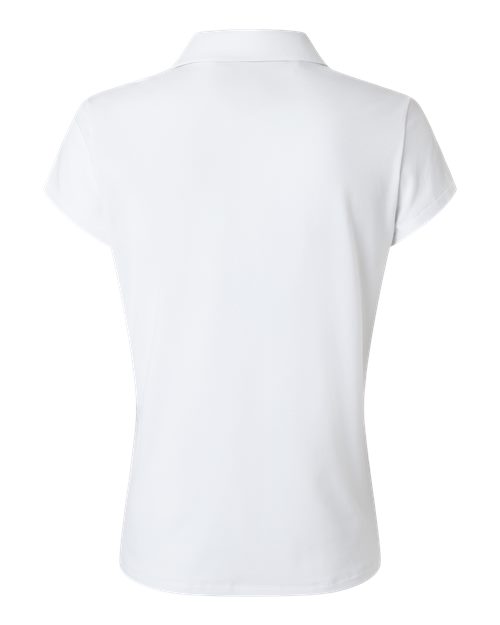 adidas A690 Women's Blended Polo - Solid White - Back