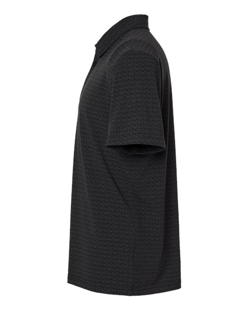 adidas A702 Men's Blended Printed Polo - Black - DirectSide