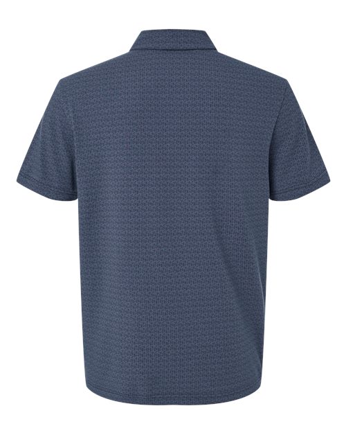 adidas A702 Men's Blended Printed Polo - Preloved Ink - Back
