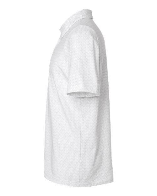 adidas A702 Men's Blended Printed Polo - White - DirectSide