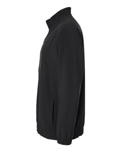 adidas A705 Men's Stretch Woven Half-Zip Pullover - Black - DirectSide