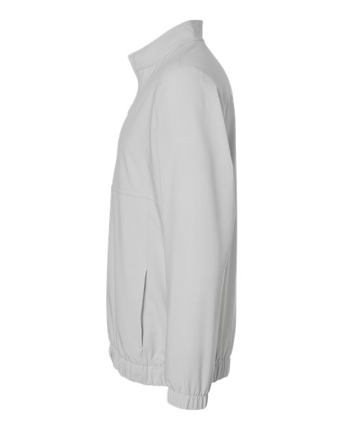 adidas A705 Men's Stretch Woven Half-Zip Pullover - Grey One - DirectSide