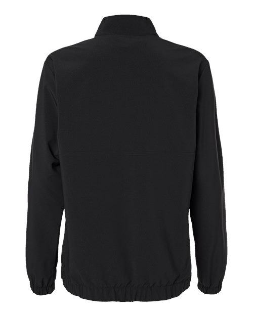 adidas A706 Women's Stretch Woven Half-Zip Pullover - Black - Back