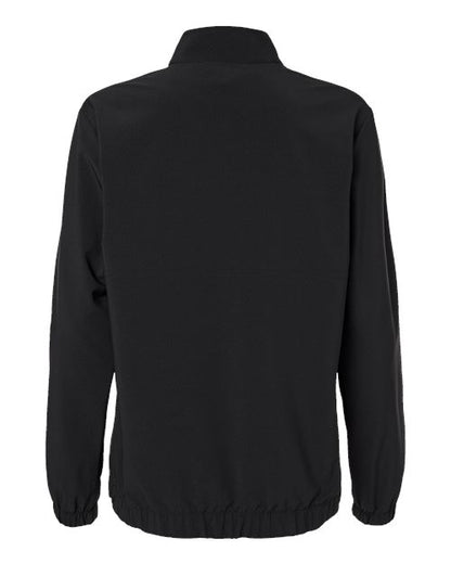 adidas A706 Women's Stretch Woven Half-Zip Pullover - Black - Back
